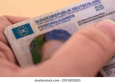 Testimony on how I got a real ID card online, Image of my German id card,